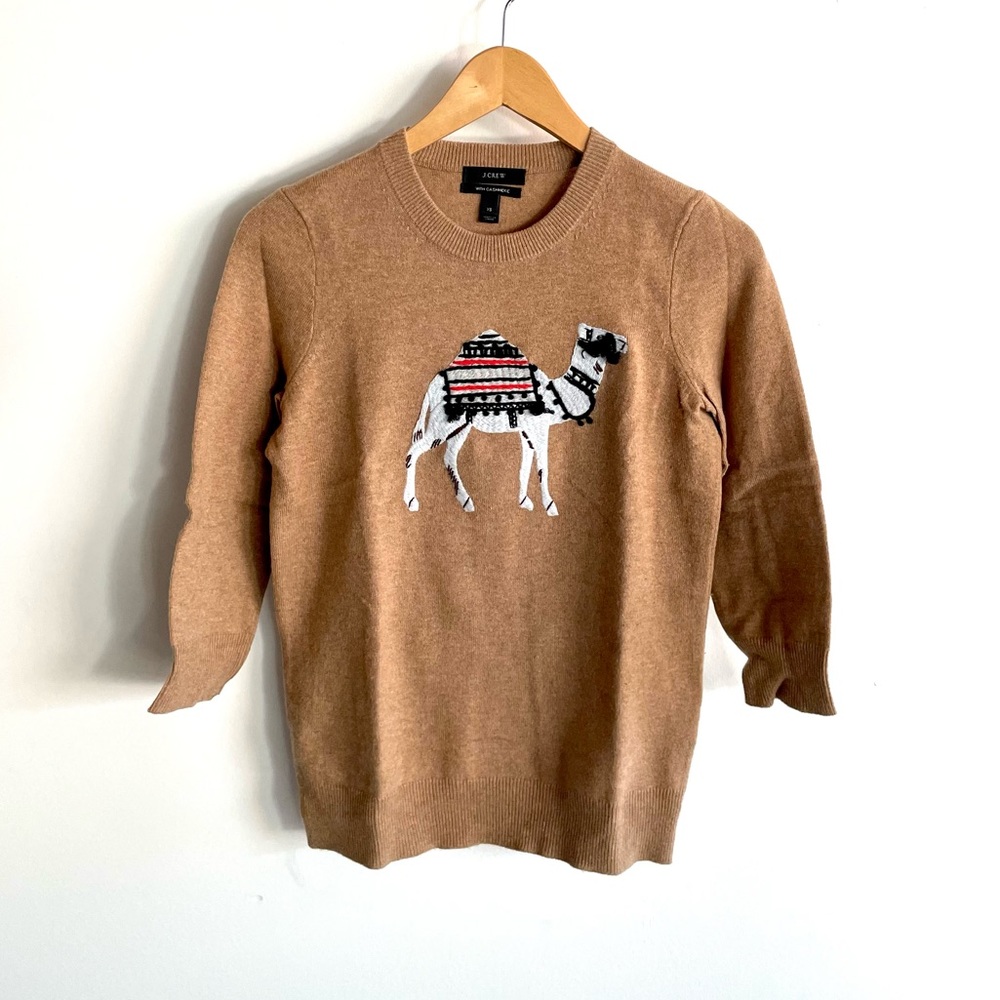 J Crew Wool Cashmere Sweater 🐪